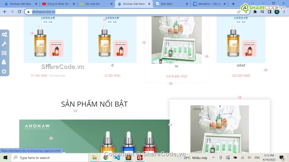 web mỹ phẩm,code website bán hàng,code web mỹ phẩm,website mỹ phẩm